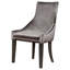 Ensemble de 2 chaises d'appoint rembourrées