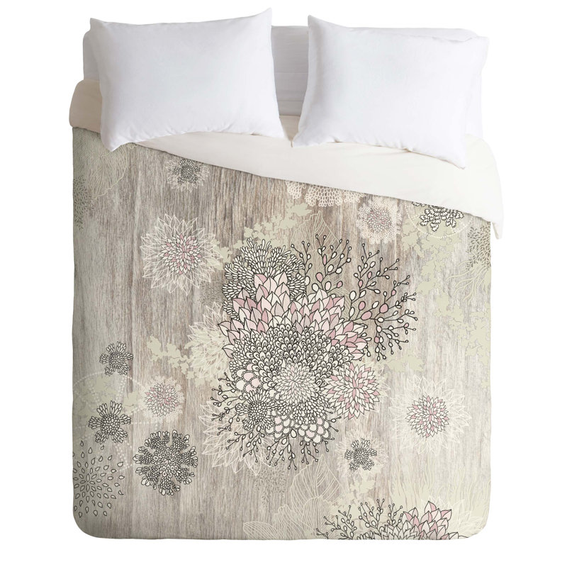 Iveta Abolina Polyester Floral Duvet Cover, Queen Duvet Cover + 2 Standard Shams