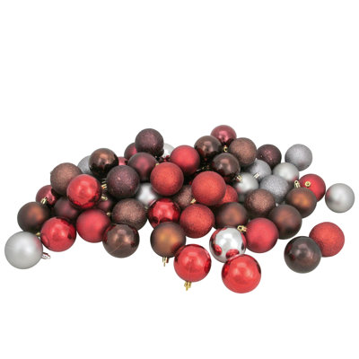 Shatterproof Christmas Ball Ornaments 2.5" (60mm)