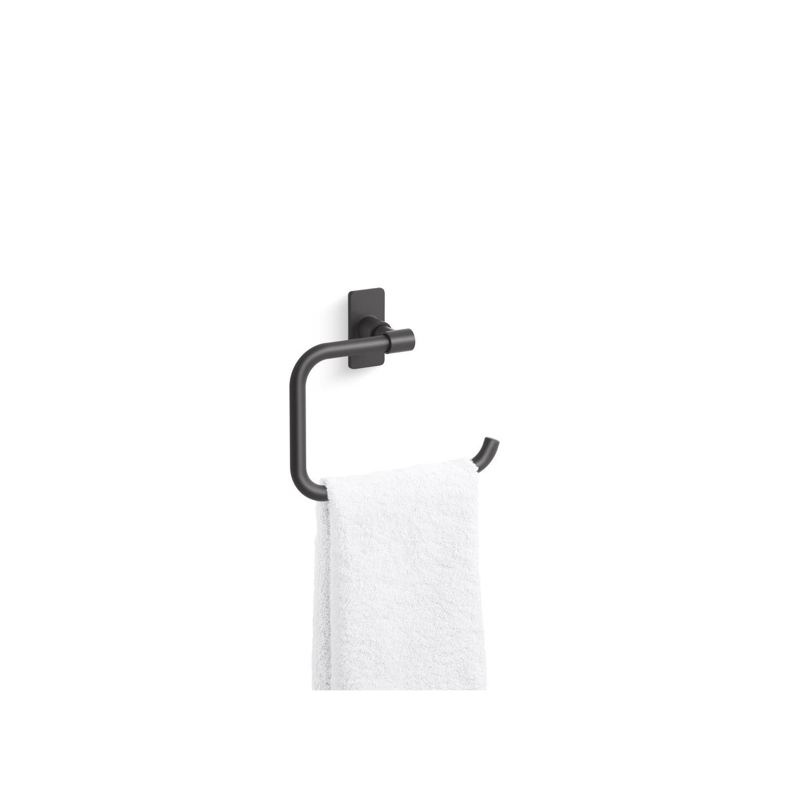 Castia by Studio McGee Towel Ring, Matte Black