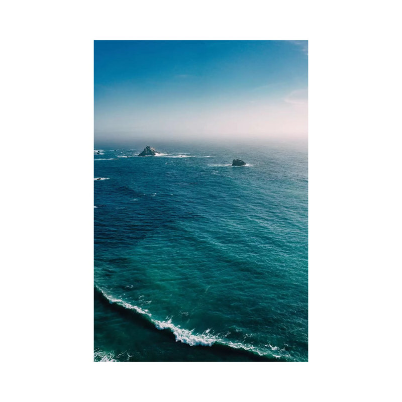 Big Sur Blue by Bethany Young - Print on Canvas, 101.6cm H x 66.04cm W x 3.81cm D, Wrapped Canvas