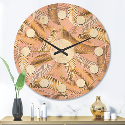 Solid Wood Wall Clock