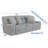 Neal Power Reclining Sofa with Zero Gravity-373882916