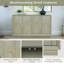 Buffet 59,69 "- portes arquées classiques en bois massif de 2 pouces avec une touche rétro-1392042051-1402027728
