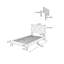Lit simple avec tête de lit réglable 1pc, mobilier de chambre en velours clair pour les jeunes-118038942-118038945