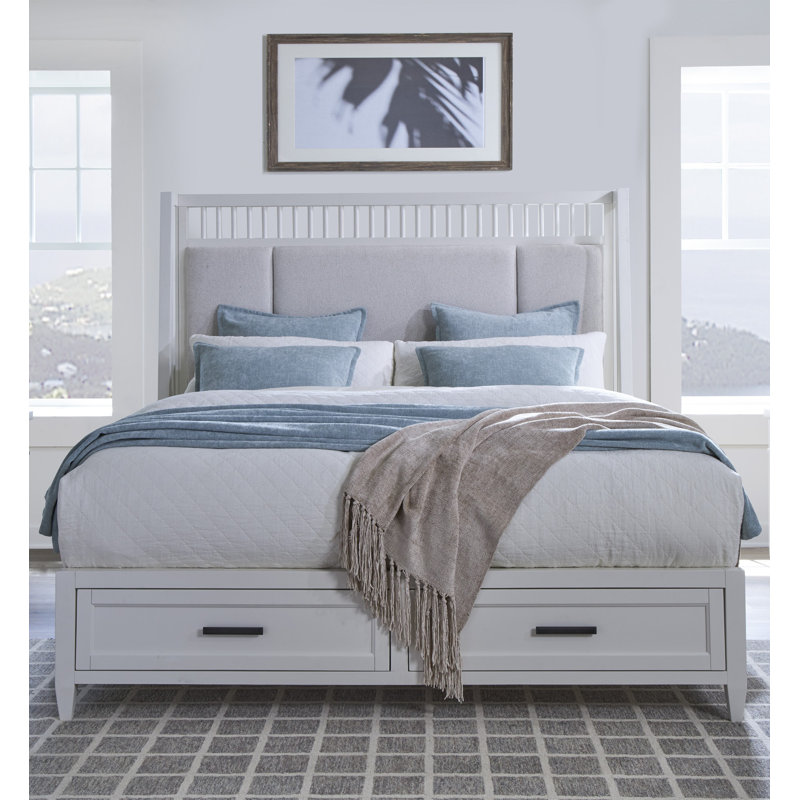 Bankhead Upholstered Storage Platform Bed, Queen