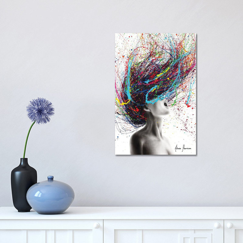 «Bass Funk» par Ashvin Harrison - impression d'art graphique, H 60 po x l 40 po x P 1,5 po, Sans mat