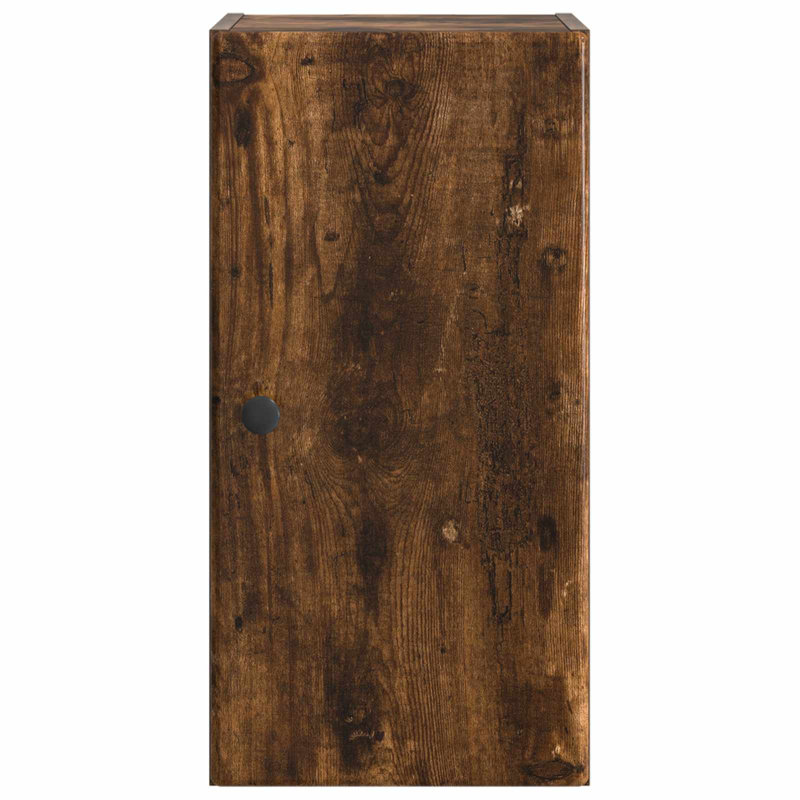 Bathroom Storage, Smoked Oak