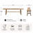 71x13x20.5" Recycled Pine Wood Bench With Grained Brown Finish And Angled Legs