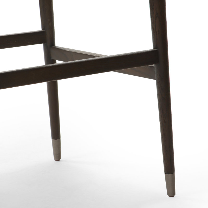 Anton Stool-Havana Brown-Bar, Bar Stool (31" Seat Height), Cognac Genuine Leather