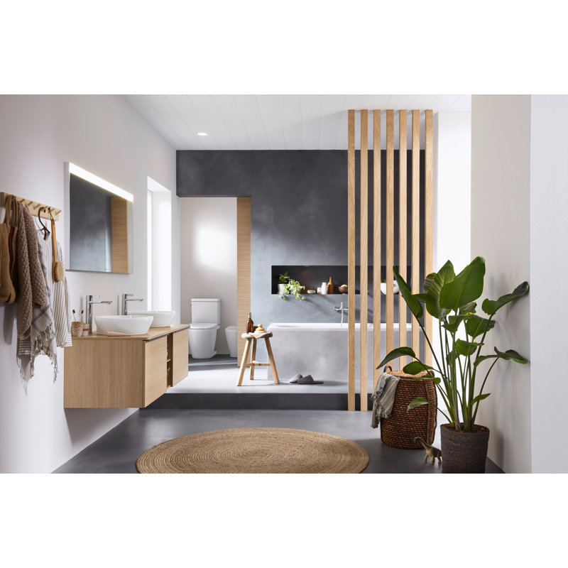 Toilette ronde une pièce à double chasse D-Neo