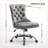 Desk Chair Swivel Office Chair With Wheels And Nailhead Trim-129105583
