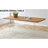 Rectangular Modern Wooden Table With Acrylic Legs - Computer Desk & Dining For Multiple Environments Effortless Install Process Ideal Different Spaces Assembly