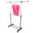 Single-Bar Horizontal-Stretching Stand Clothes Rack