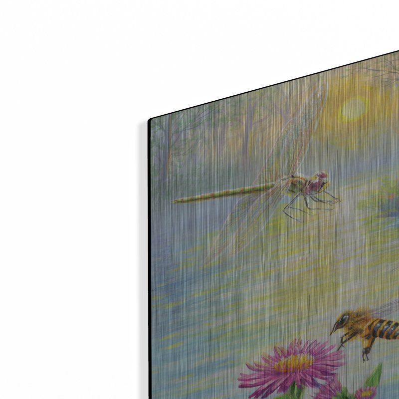 «The Hum Of Summer» par Bridget Voth, H 24 po x l 36 po