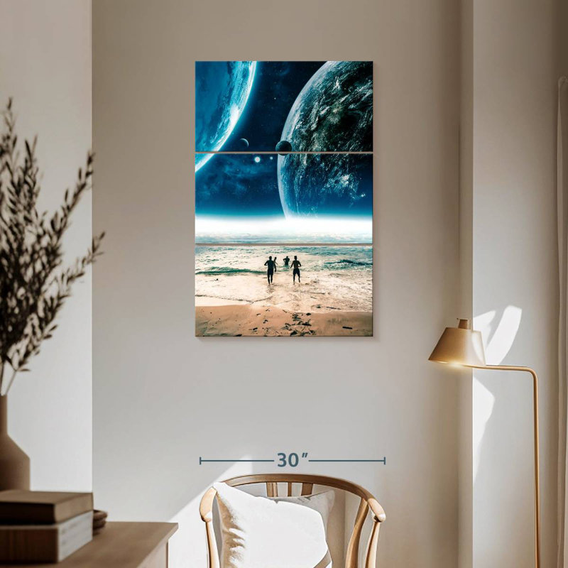 Kelan Lifes A Beach, 57" H x 36" W