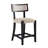 Ardia Upholstered Counter Stool with Solid Wood Frame