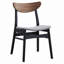 Ensemble de salle à manger contemporain 5 pièces, table et 4 chaises d'appoint rembourrées