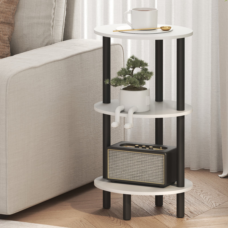 Bhuvan End Table, White