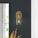 April Single Transparent Dimmable Bath Sconce