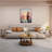 Modern Farmhouse 3-Piece Coffee Table Set with Large Storage