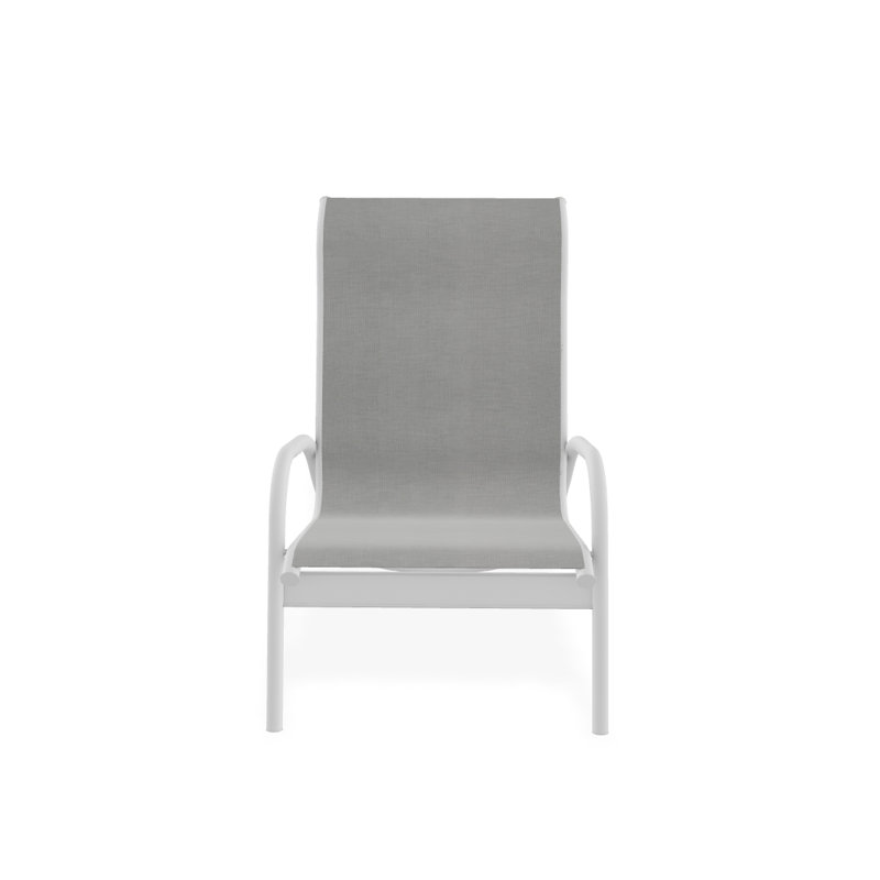 Beach Chair, Alloy Sunbrella®, Textured White