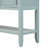 Keyania Coffee Console Table with Four Small Drawers and Bottom Shelf-94995385