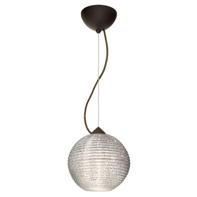 Luminaire sphère suspendu 1 lumières simple Kristall