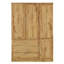 Armoire penderie 4 portes avec 3 tiroirs pour la chambre à coucher-1188181289