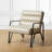 Cacey Faux Leather Armchair-659280906