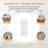 3 Lite Frosted Glass Prefinished Bi-Fold Barn Door With Hardware Kit, Assembly required-94169770-113761479