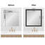  Ensemble de bordure de miroir de salle de bain, cadre entièrement assemblé à peler et coller - verre miroir NON inclus - garniture étroite bronze décoratif-1147768508