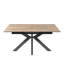 Extendable Metal Base Dining Table-1530622991-1530622989