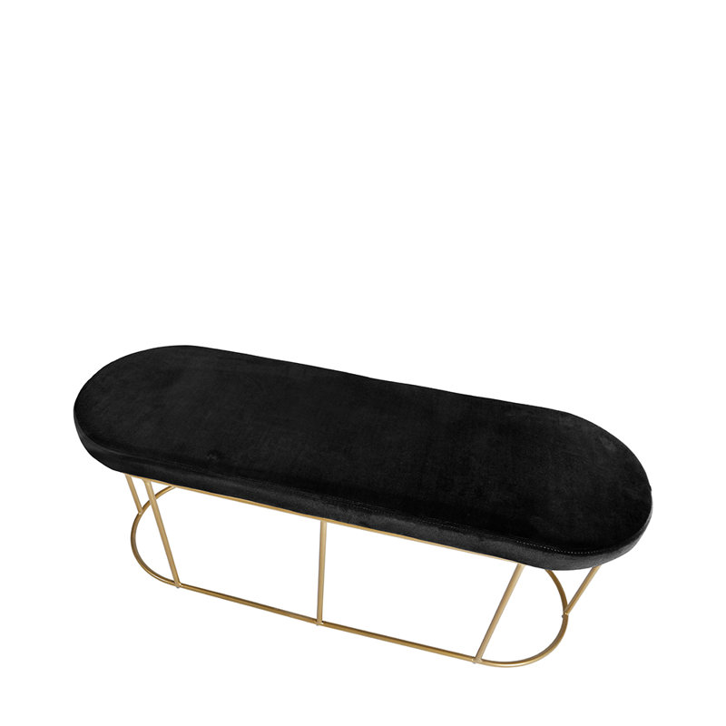 Krieg Iron Bench, Black