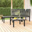 Levane Square Metal Outdoor Side Table , 55cm cm W 55cm cm D