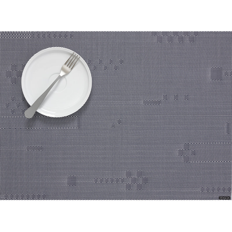 Pixel Vinyl No Pattern Rectangle Placemat, Midnight