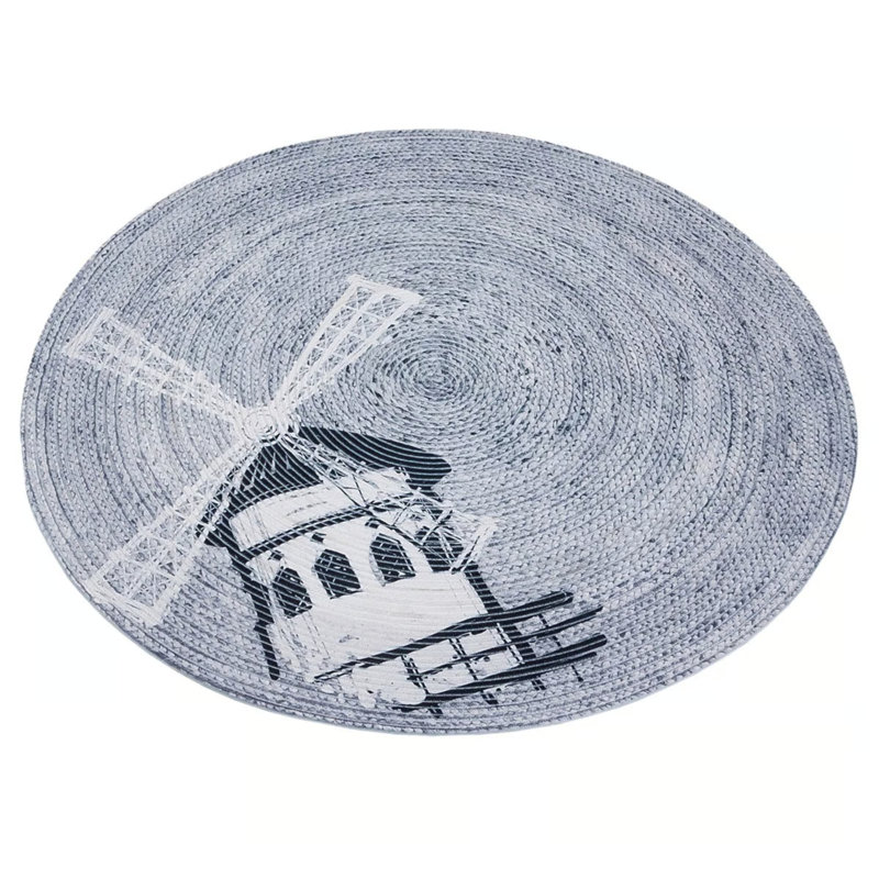Tapis Seairra, Rond 3 pi 3 po