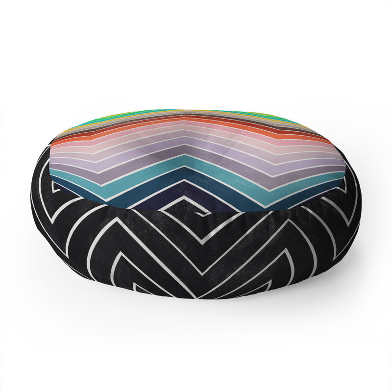 Coussin de plancher rond 2 26 po garima dhawan voyage