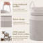 Panier à linge ovale portatif moderne - écologique, capacité de 58 L-728003188