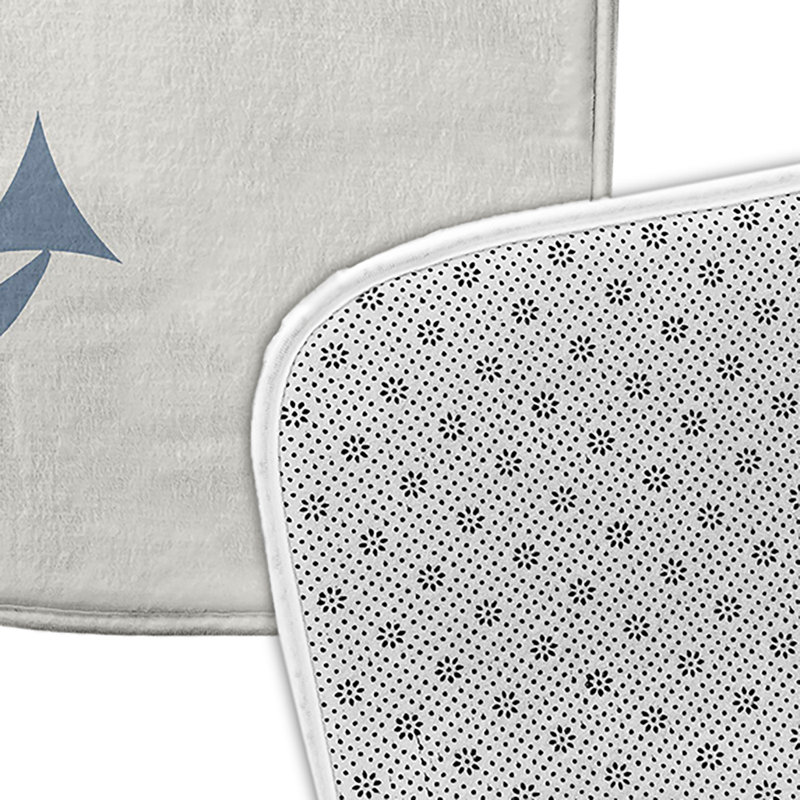 Tapis de bain Nautical Nights, Bleu, L 21 po x L 34 po