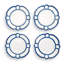 Ensemble de 4 assiettes Kalalou-846192070