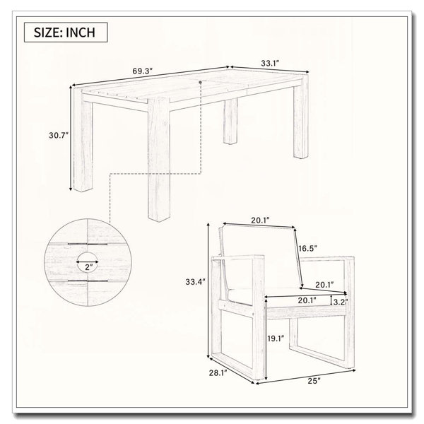 Dimensions du produit