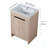 Freestanding Bathroom Vanity with Ceramic Sink-92390141