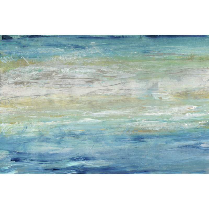 Wave Length II by Tim OToole - Wrapped Canvas Painting, 30cm H x 46cm W x 3.8cm D