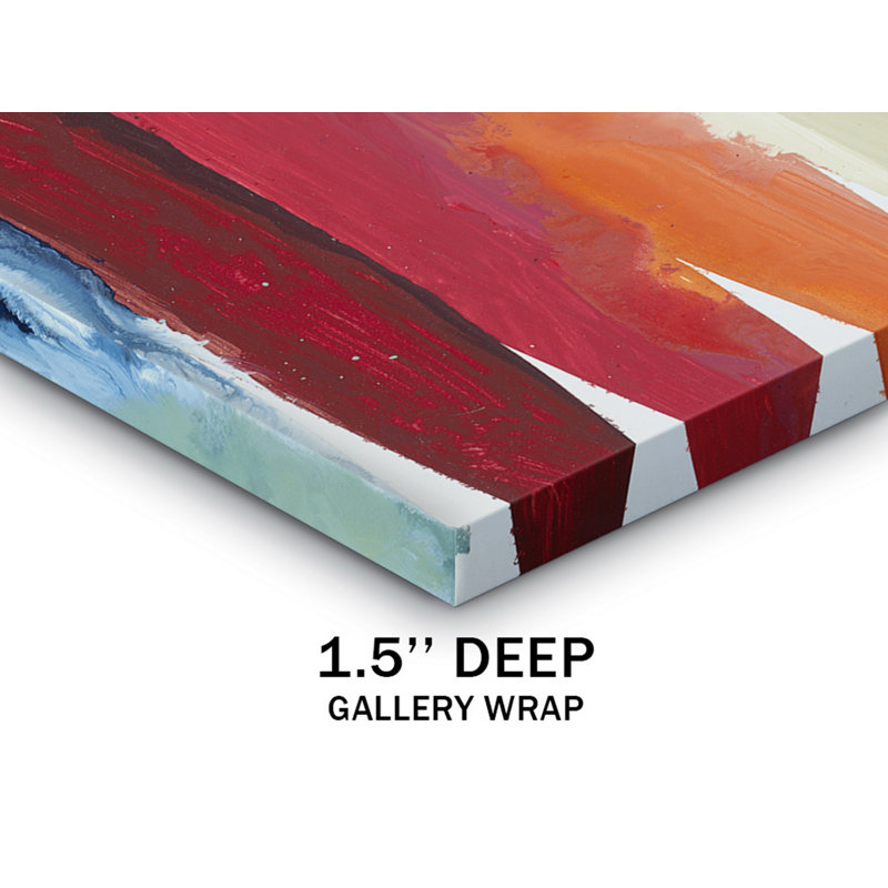 " Even Flow ", 48" H x 32" W x 1.5" D