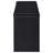 Black 1-Drawer Storage Bench