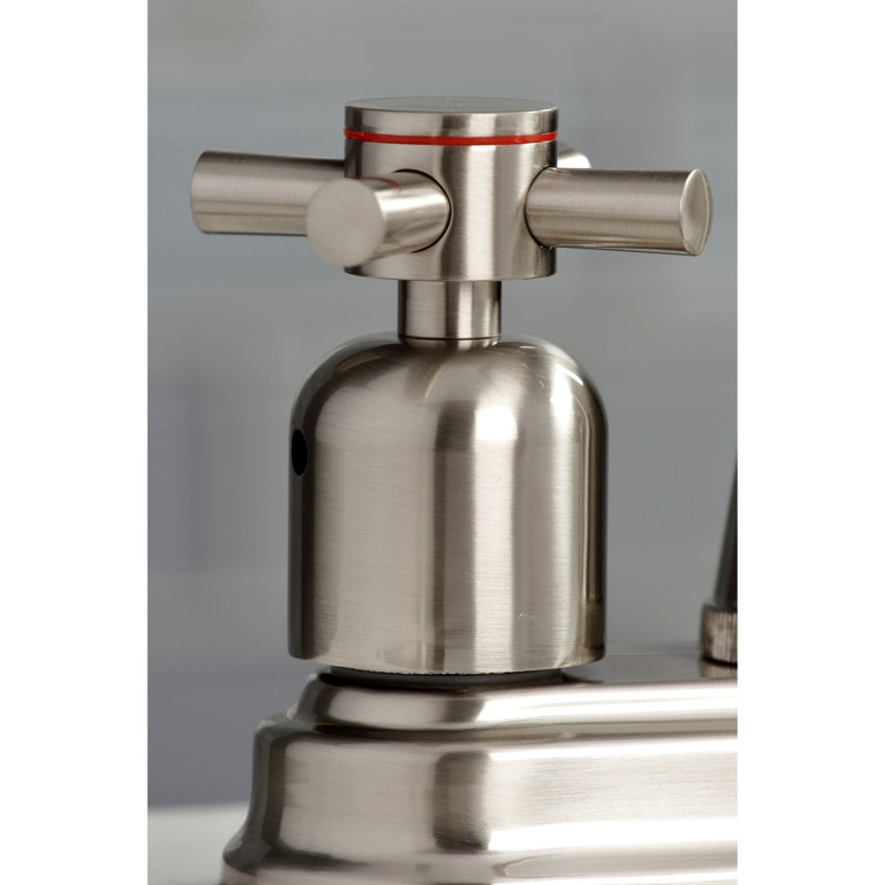 Kingston Brass Concord Two-Handle 2-Hole Deck Mount Bar Faucet, Brushed Nickel