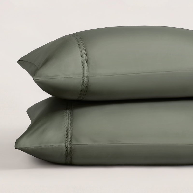Yalda Pillowcase Set, King, Green