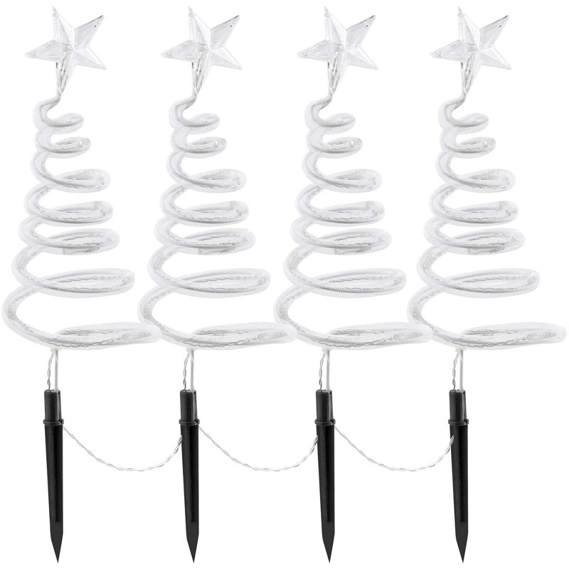 25cm Striped Lighted Holiday Shaped Ornament