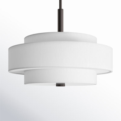 Flaire 4 - Light Dimmable Drum Chandelier